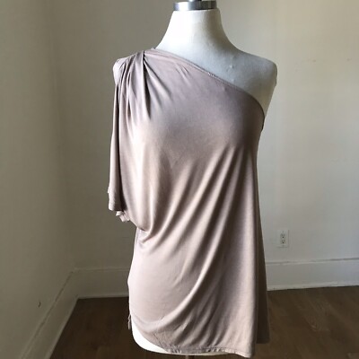 NWT Lanston blouse Extra Small Half Sleeve Tan Color￼￼