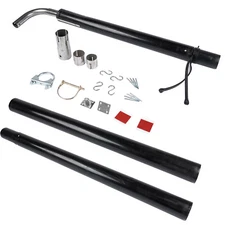 For RV Generator Exhaust Venting System Part Black Pipe Extension kit #44461