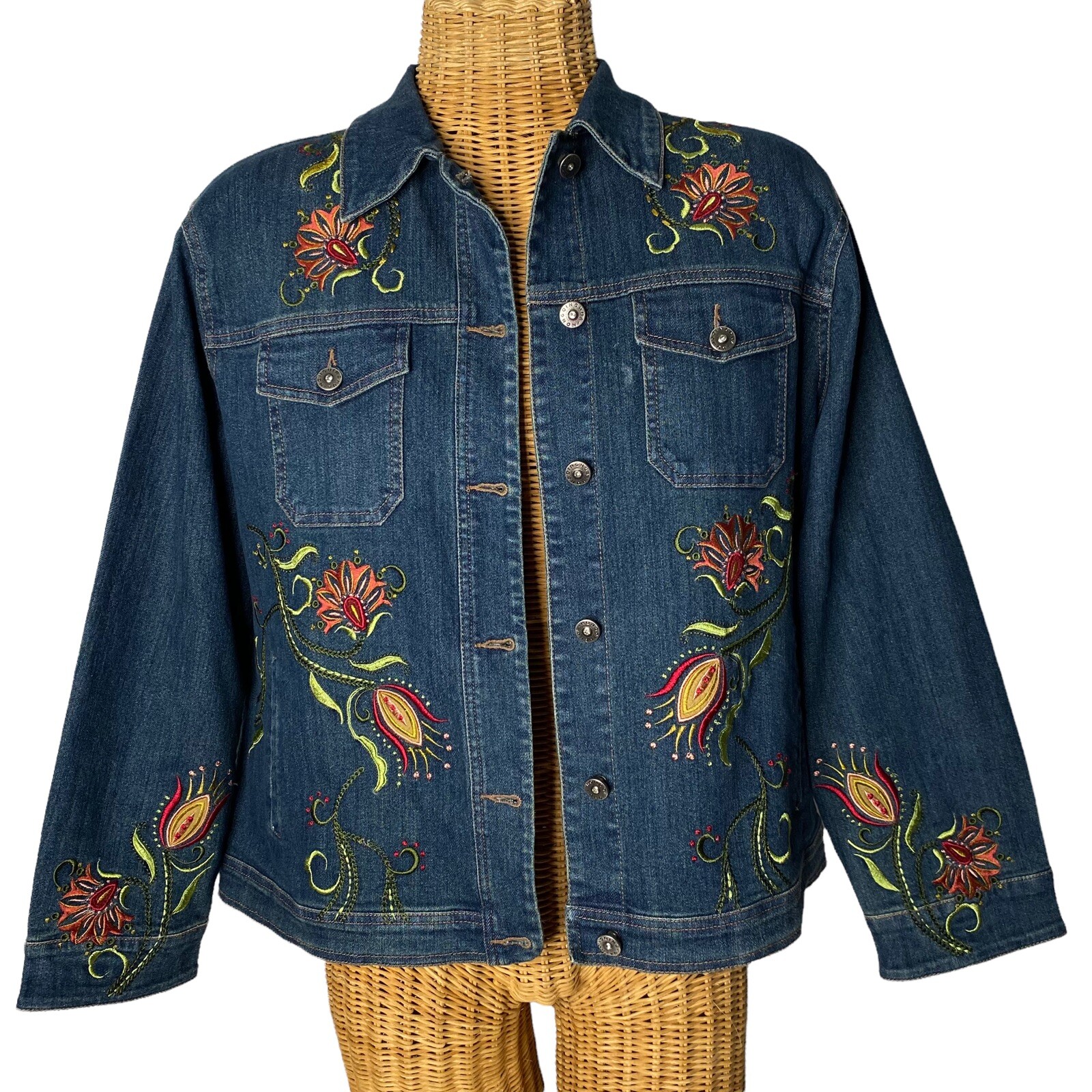Embellished Womens Denim Jacket 