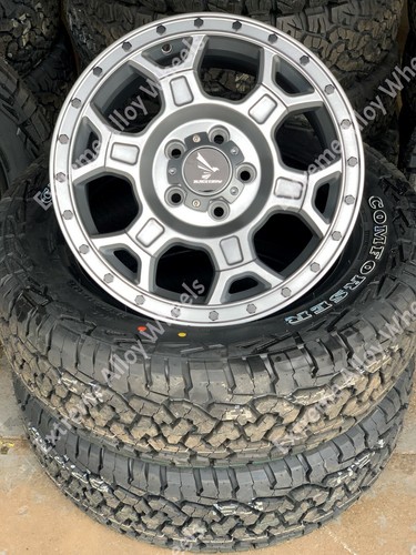 16" Gunmetal Grey AT2 Alloy Wheels Peugeot Boxer Not Maxi + All Terrain Tyres - Picture 3 of 5