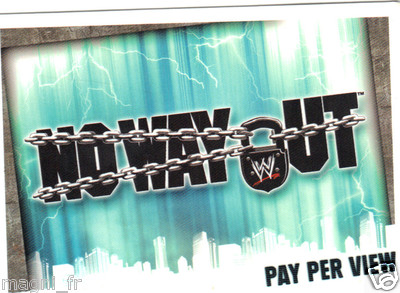 Slam Attax Evolution - Pay Per View - No Way Out