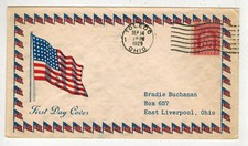 Batalla de maderas caídas 1929 680 FDC BRADIE BUCHANAN TOLEDO OHIO
