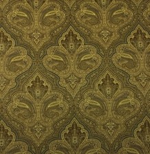 P KAUFMANN DAMASK BROWN LIGHTLY RIBBED DESIGNER MULTIUSE FABRIC BY THE YARD 54"W