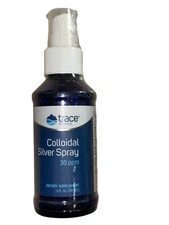 NEW Trace Minerals Colloidal Silver Spray 4 oz 30 PPM