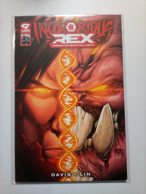 Inglorious Rex Vol 1 Reprint - Signed Graphic Novel - 9 Lives Comics Shane Davis
