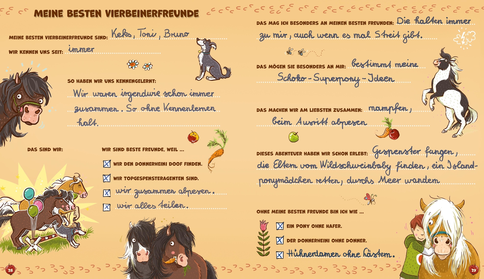 Thumbnail - Mein Haferhorde-kritzel-tagebuch Suza Kolb