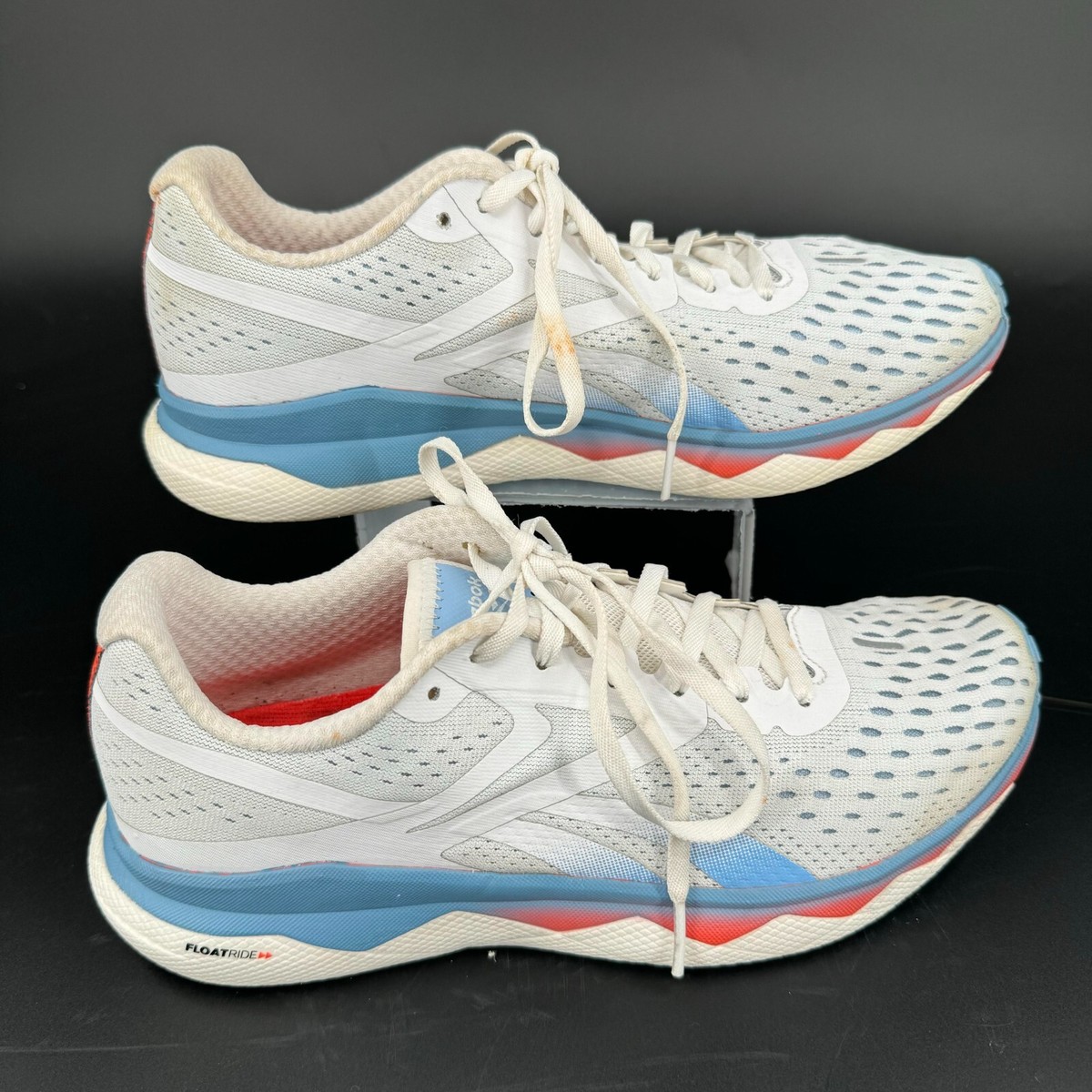 Reebok Floatride Run Fast WOMENS Red White Blue Lace Up Shoes