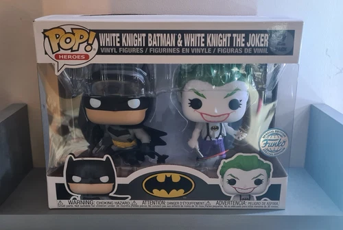 Funko Pop White Knight Batman and White Knight Joker 2 Pack