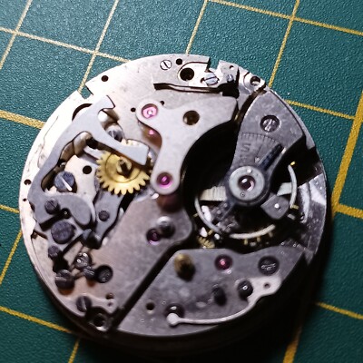 Landeron 51 Chronograph Uhrwerk. Unvollständig. Schweiz.