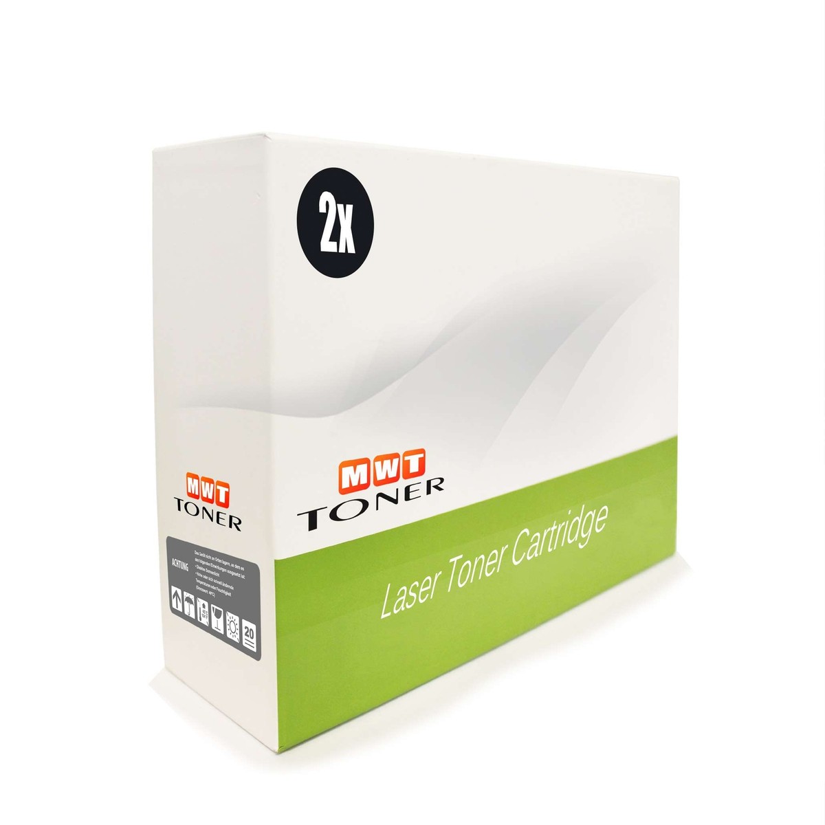 Toner Noir 2 Pièces - Compatible Avec Imprimantes Dell H625cdw H825cdw S2825cdw