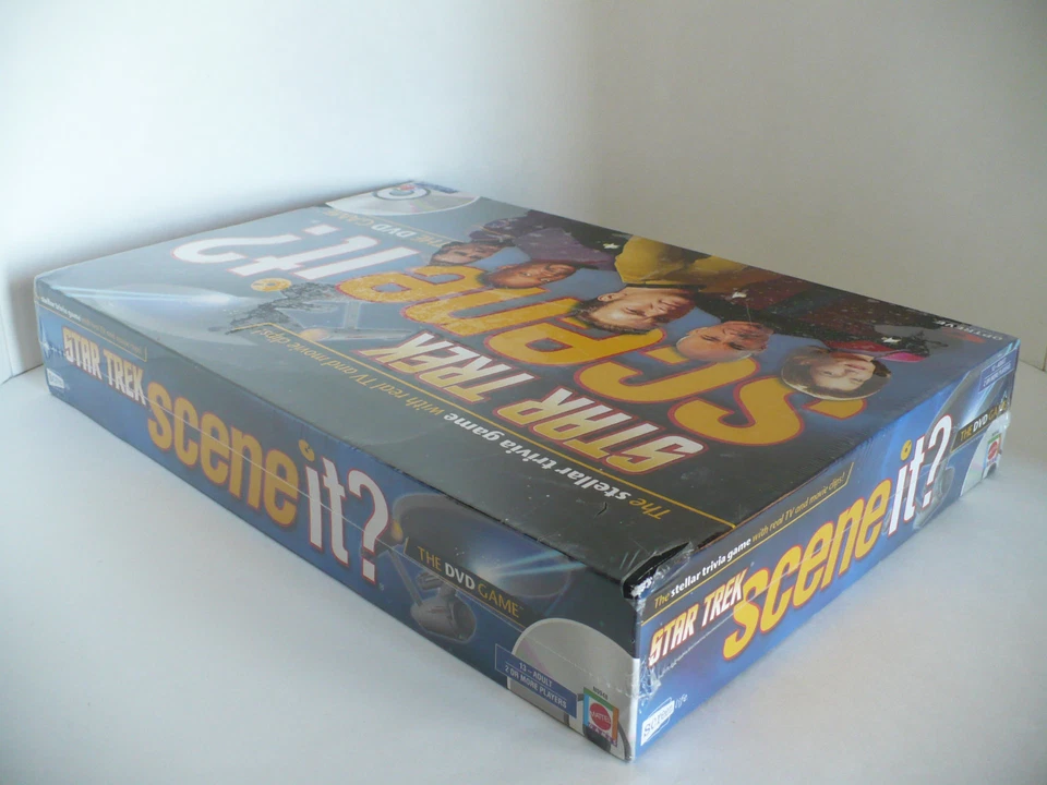 Star Trek Scene It? Mattel Trivia DVD & Board Game New in Box - Image 3 of 4