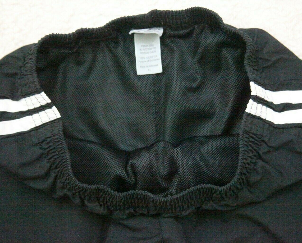 Black Athletic Pants Polyester Champion Extra Large Womans Womens 26" x