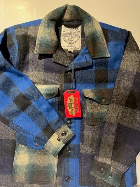 Filson 125th Anniversary Mackinaw Wool Cruiser Jacket Size Small