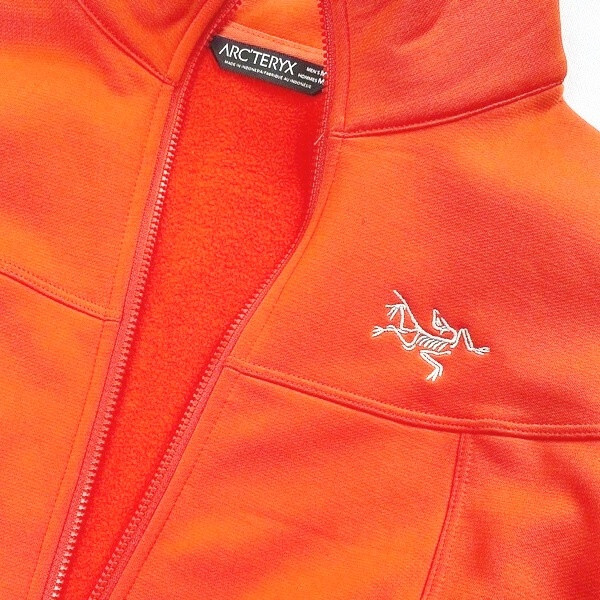 ARC'TERYX ARCTERYX 16232 91755 FIESTA ARENITE Giacca Pile Elasticizzato Logo Full Zip Arancione M