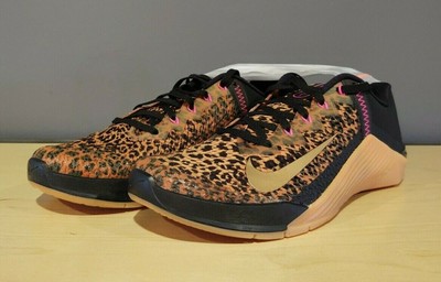Nike Metcon 6 Training Shoe Leopard Print AT3160-096 Women Size 10 | eBay