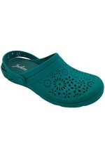 Zodiac Swivel Strap Clogs Flora Teal