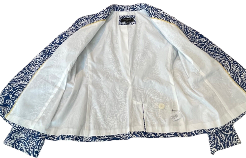 Talbots Petites Blazer Jacket Women’s 12P Single Breasted Fully Lined Pockets - Picture 8 of 9