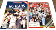 Boston Red Sox World Series Book 2004 & 2007 Sports Illustrated Street & Smith