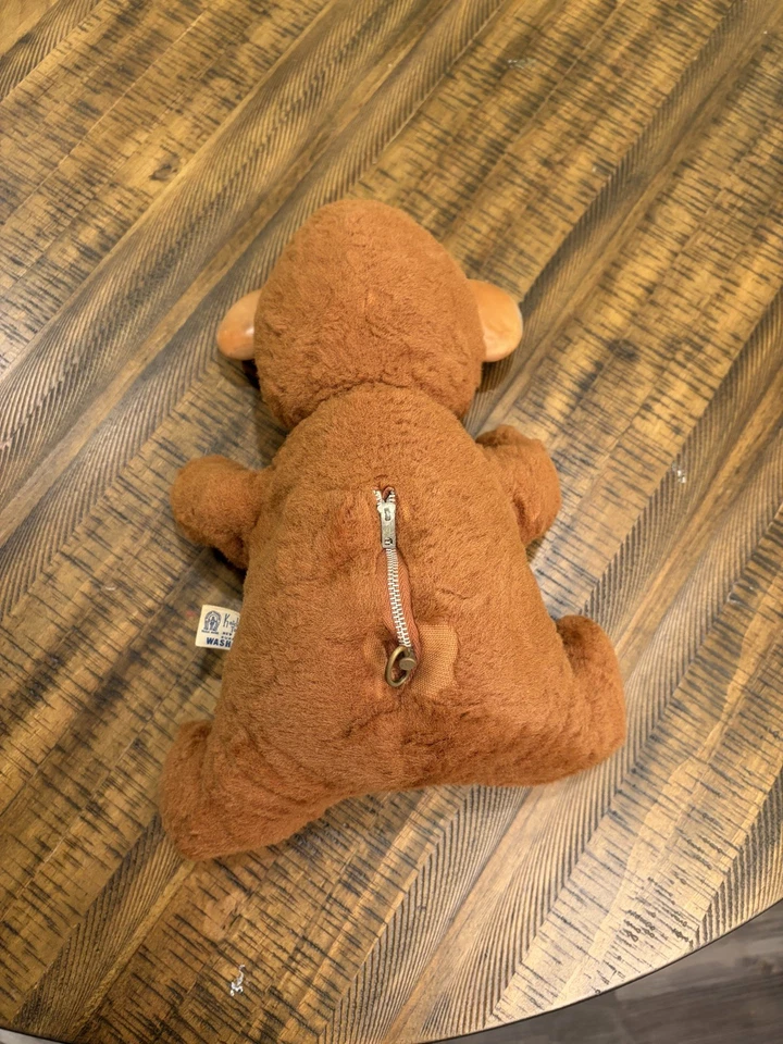 "Muñeco de peluche Knickerbocker 1959 de colección cara de goma con cara ~ 16"" - raro años 50" Foto 3 de 4