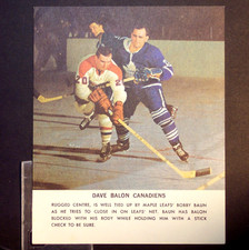 DAVE BALON  BOBBY BAUN 1964/65 Toronto Star Photos  kz