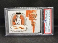 2023 Wild Card Matte White Tanner McKee Smoking Guns Orange Auto /25 PSA 10/8