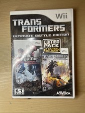 Transformers -- Ultimate Battle Edition (Nintendo Wii) TESTED Two Games Battle