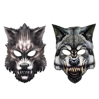 Comfortable Breathable Wolf Mask Face Cover For Costume Dress Up Party Supplies