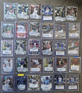 Baseball Autograph Collection 30 Cards Total Auto Lot