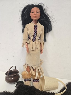 Mattel Big Jim Karl May Nscho Tschi, nahezu komplett, selten, lose