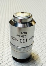 Nikon Plan 100X DRY NCG (senza vetro di copertura) obiettivo microscopio 160 mm