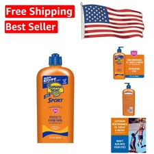 Quick-Absorbing SPF 50 Sunscreen Lotion, 12oz - Water & Sweat Resistant Formula 1.58 per gallon