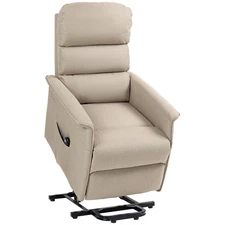 Power Lift Recliner Chair for Elderly,Easy Assembly,Fabric Lift Chair w/Rem