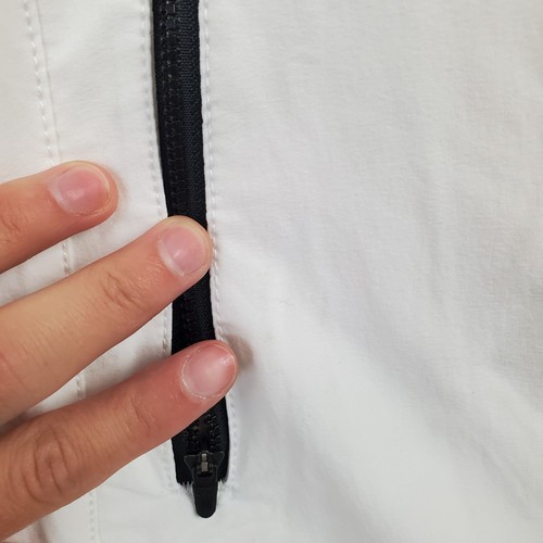 Nike Sportswear Air Max Woven Mens Jacket 2XL White Long Sleeve Hooded Full Zip - Picture 6 of 14