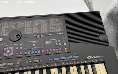 Yamaha PSR-510 61-Key MIDI Portable Keyboard Synthesizer - Black