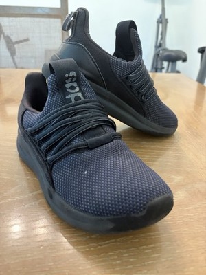 Adidas Lite Racer Adapt 3.0 Black Navy Sneakers Size 4 US