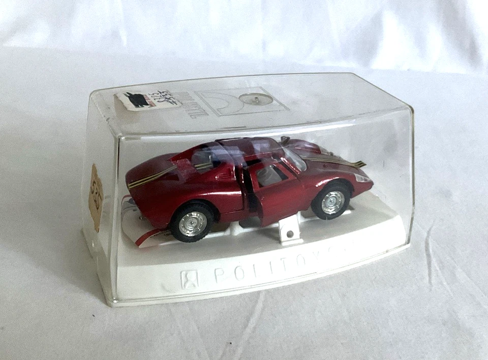 Politoys M #535: Porsche 904 Red 1/43 VINTAGE 1970s Hard Case *Unopened* MNM! - Image 3 of 4