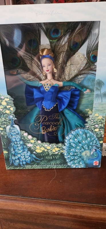 The Peacock Barbie 19365 Mattel Birds of Beauty Collection