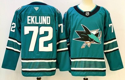 William Eklund San Jose Sharks NHL Jersey Teal
