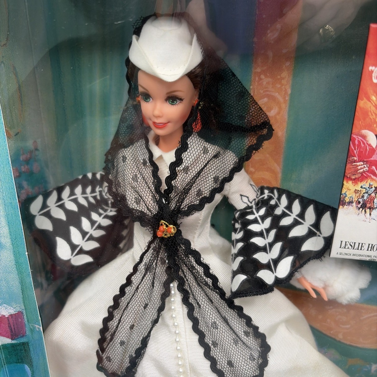 blue dress for baby girl Barbie Glitz Doll, Black & White Stripe Ruffle Dress – Square Imports main image 1