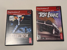 2 Game Lot Stuntman + Test Drive Complete CIB PlayStation 2 ps2 stunt man ps