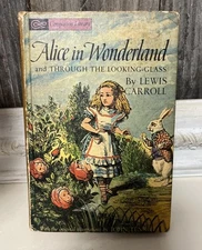 1963 Vintage Alice In Wonderland Five Little Peppers  Companion Library Hardback