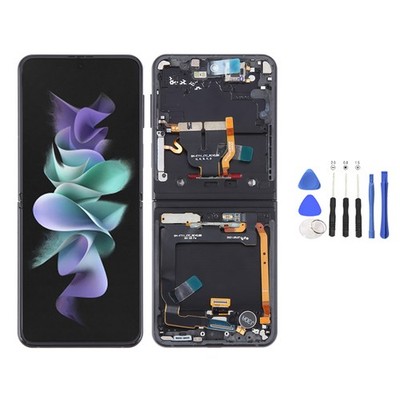 OEM Samsung Galaxy Z Flip 3 SM-F711 LCD Display mit Rahmen Touchscreen Schwarz