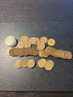1917-D  Lincoln Wheat Cent Penny 50 Coin roll Circulated