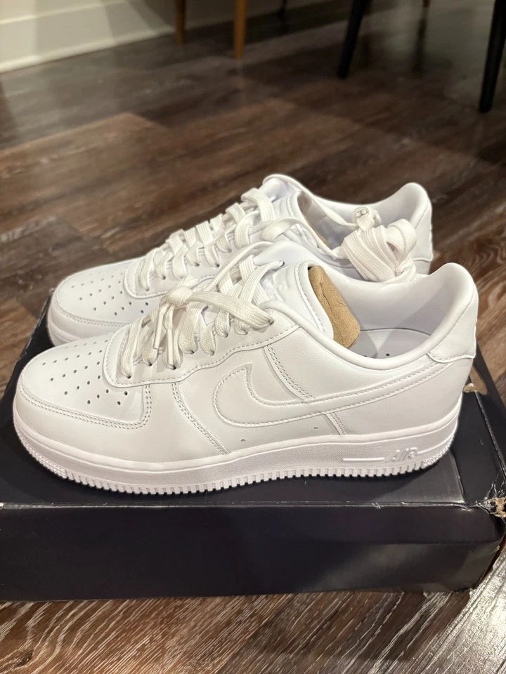 Nike Air Force 1 '07 'Fresh' White Men's Size 7.5/Women's Size 9 DM0211-100 - Image 2 of 4