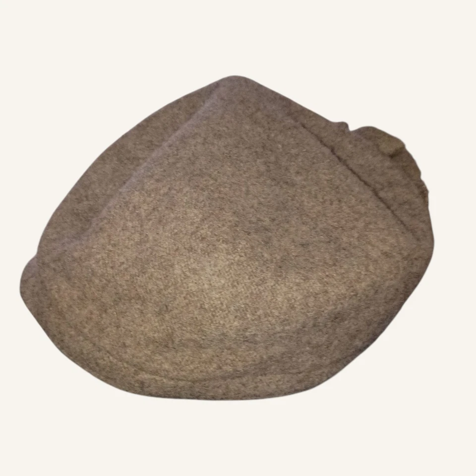 Gorra de noticiero Nine West mezcla de lana talla única para mujer beige detalle de flores Foto 3 de 4