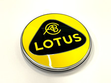 Genuine Lotus Emira Yellow Black Nose Badge Emblem 72mm 8896570214 New Genuine Lotus Emira Yellow Black Nose Badge Emblem 72mm 8896570214 New