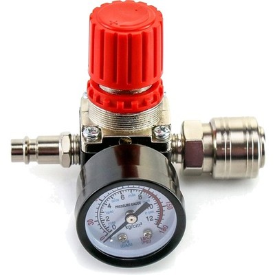 Air Compressor Pressure Regulator, 1/4 Inch  Standard Pressure Control Valve ...