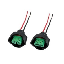 2PCS H11 H8 Female Adapters Wiring Harness Sockets w/ 4-Inch Wire Pigtails,