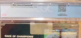 F1 ROC Race of Champions Super Nintendo SNES 1992 New Sealed CGC Graded 9.4 A+