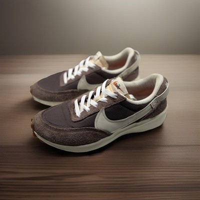 Nike Waffle Womens 10  Shoes Plum Eclipse Sail Gum Casual